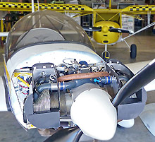 130-hp UL350iS firewall-forward engine installation