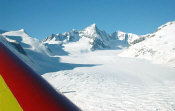Mountain flying - Swiss Alps