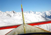 Mountain flying - Swiss Alps