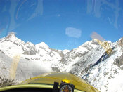 Mountain flying - Swiss Alps