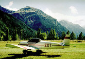 Mountain flying in New Zealand