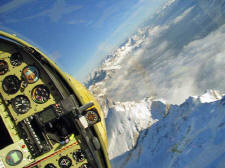 Mountain flying - Swiss Alps