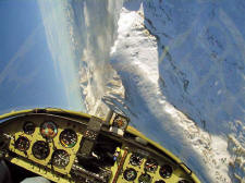 Mountain flying - Swiss Alps