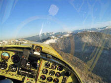 Mountain flying - Swiss Alps