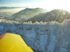 Mountain flying - Swiss Alps