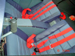 Custom four point harness system for aerobatics
