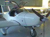 plans-built ZODIAC XL: Gull wing doors open