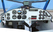 custom instrument panel with portable GPS