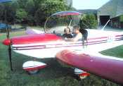 Flight training in the Zodiac in France