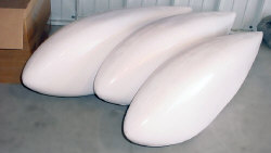 The supplied three wheel fairings